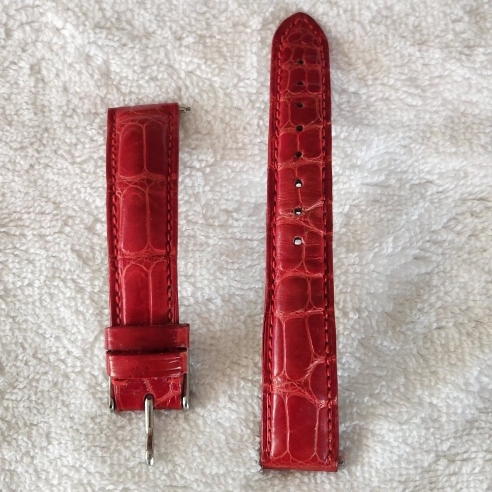 Michele 16mm Genuine Alligator Band